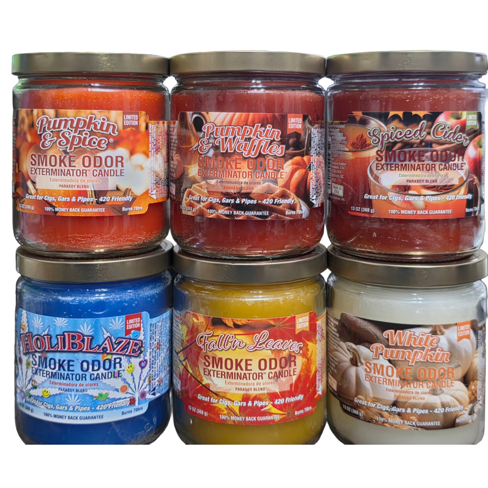 Smoke Odor Exterminator Candle !LIMITED EDITIONs! | 13 oz | 70 Hours Burn time